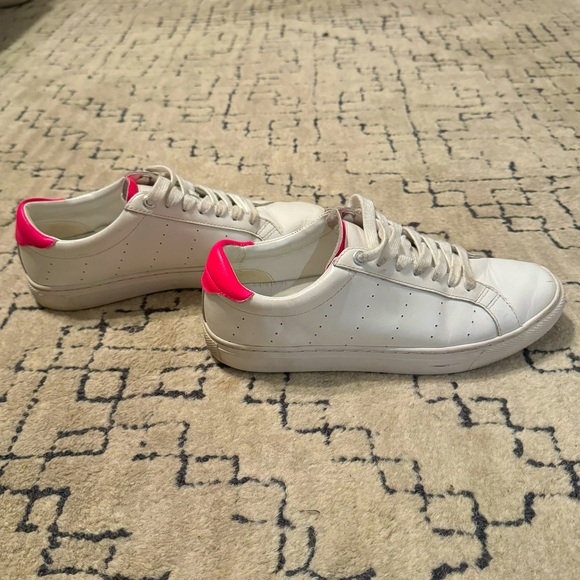 JCrew Saturday sneaker leather with fuschia - Picture 4 of 8
